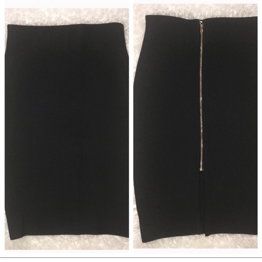 Sexy tight black pencil skirt